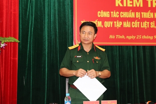 Bộ CHQS tỉnh Hà Tĩnh: Chuẩn bị tốt cho nhiệm vụ tìm kiếm, quy tập mùa khô 2023 - 2024